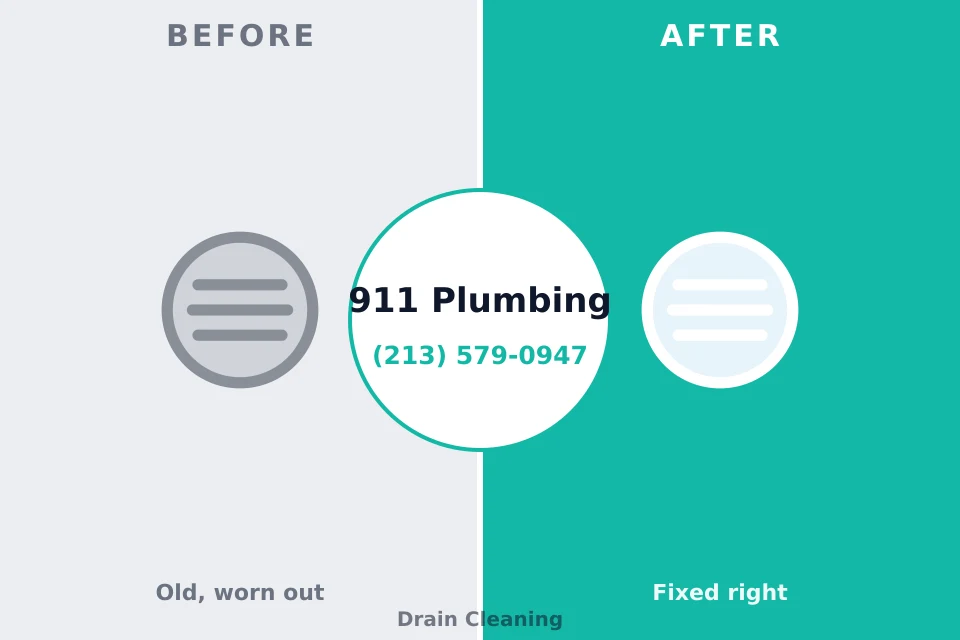Before and after: plumbing repair Rehoboth Beach, DE